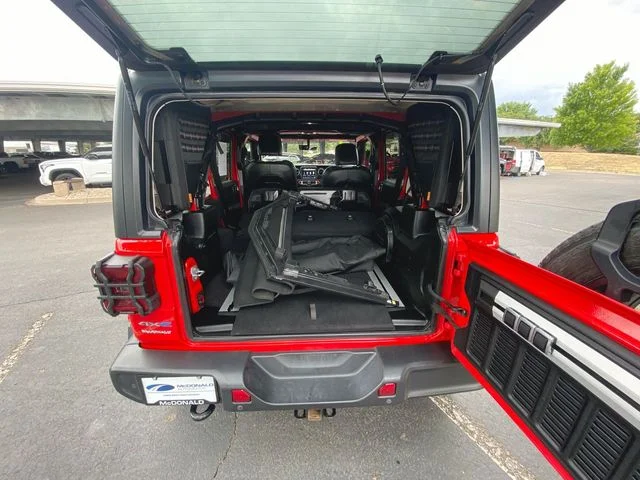 Used 2021 Red Jeep Unlimited Sahara 4xe image 24