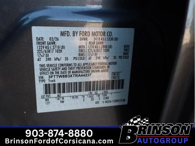 New 2026 Carbonized Gray Metallic Ford XL image 37