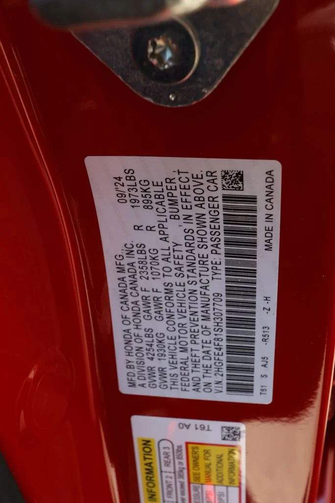 Certified Used 2025 Rallye Red Honda Sport image 41