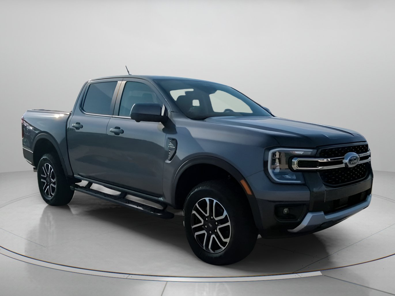 New 2026 Carbonized Gray Metallic Ford Lariat® image 2