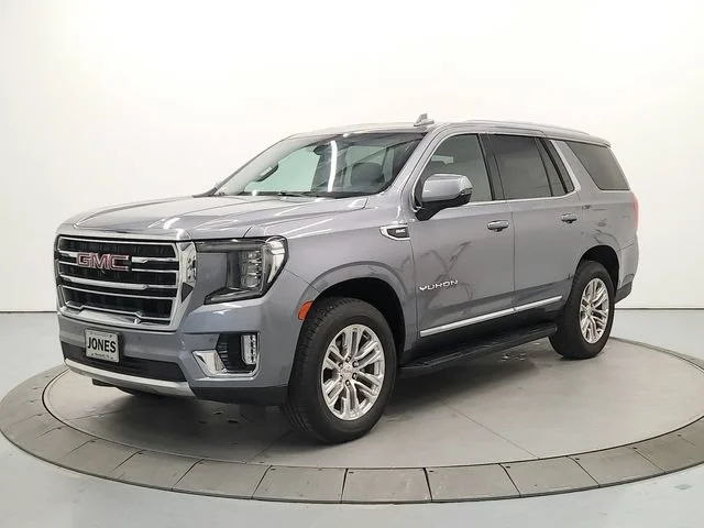Used 2021 SATIN STEEL METALLIC GMC SLT image 3