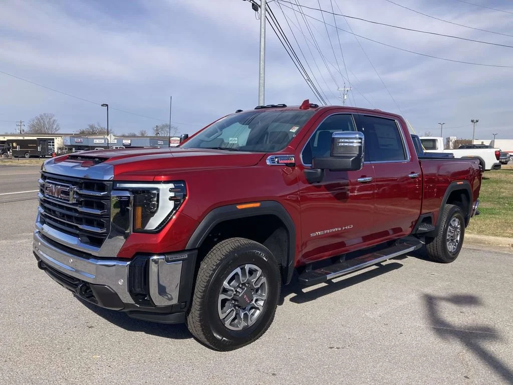 New 2026 Volcanic Red Tintcoat GMC SLT image 8