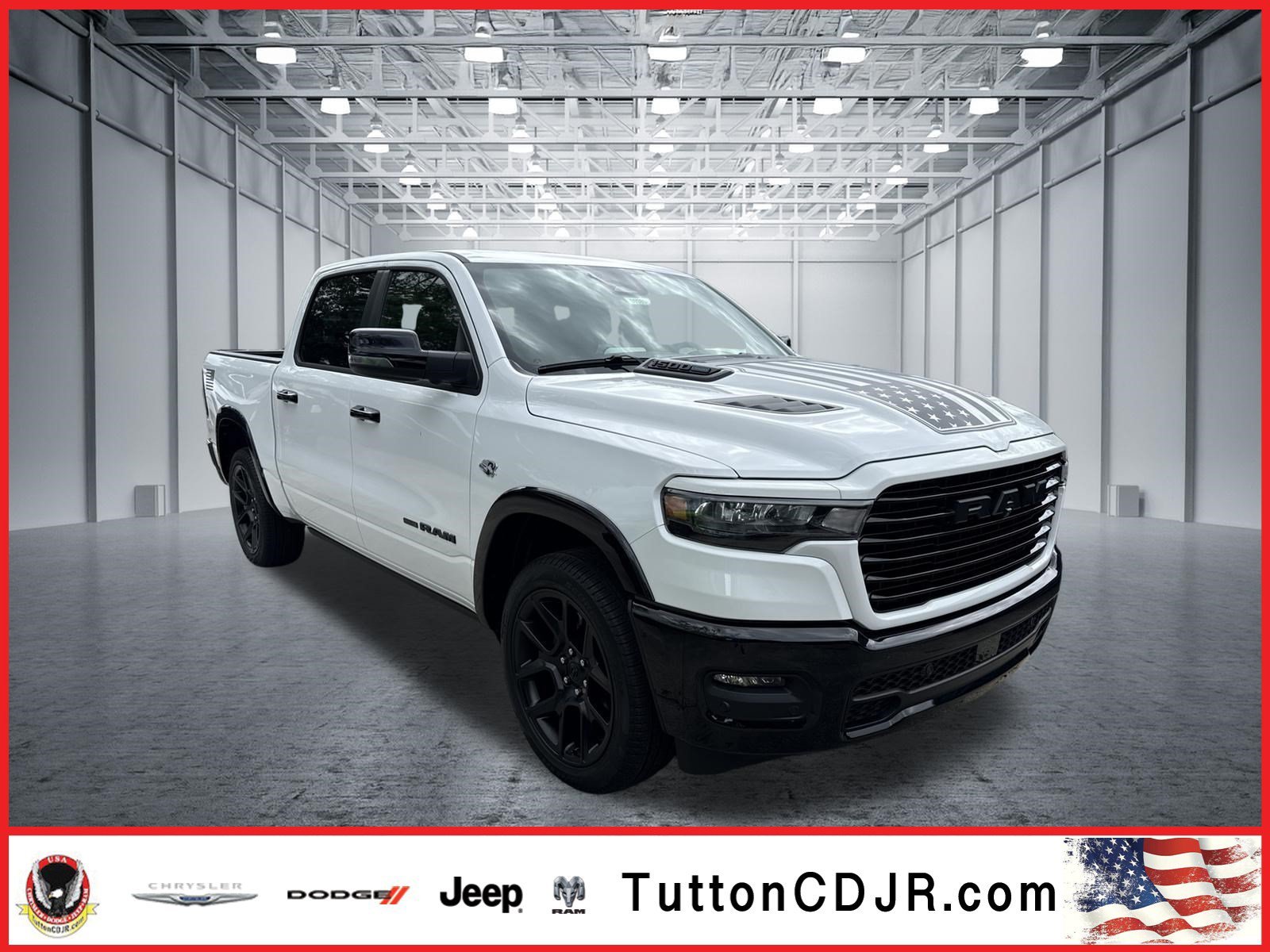 New 2026 Bright White Clearcoat RAM Laramie image 1