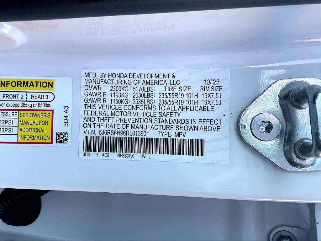 Certified Used 2024 White Honda Sport Touring image 35