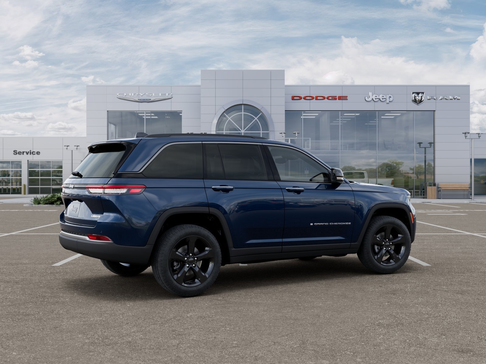New 2026 Fathom Blue Pearl-Coat Exterior Paint Jeep Limited image 4