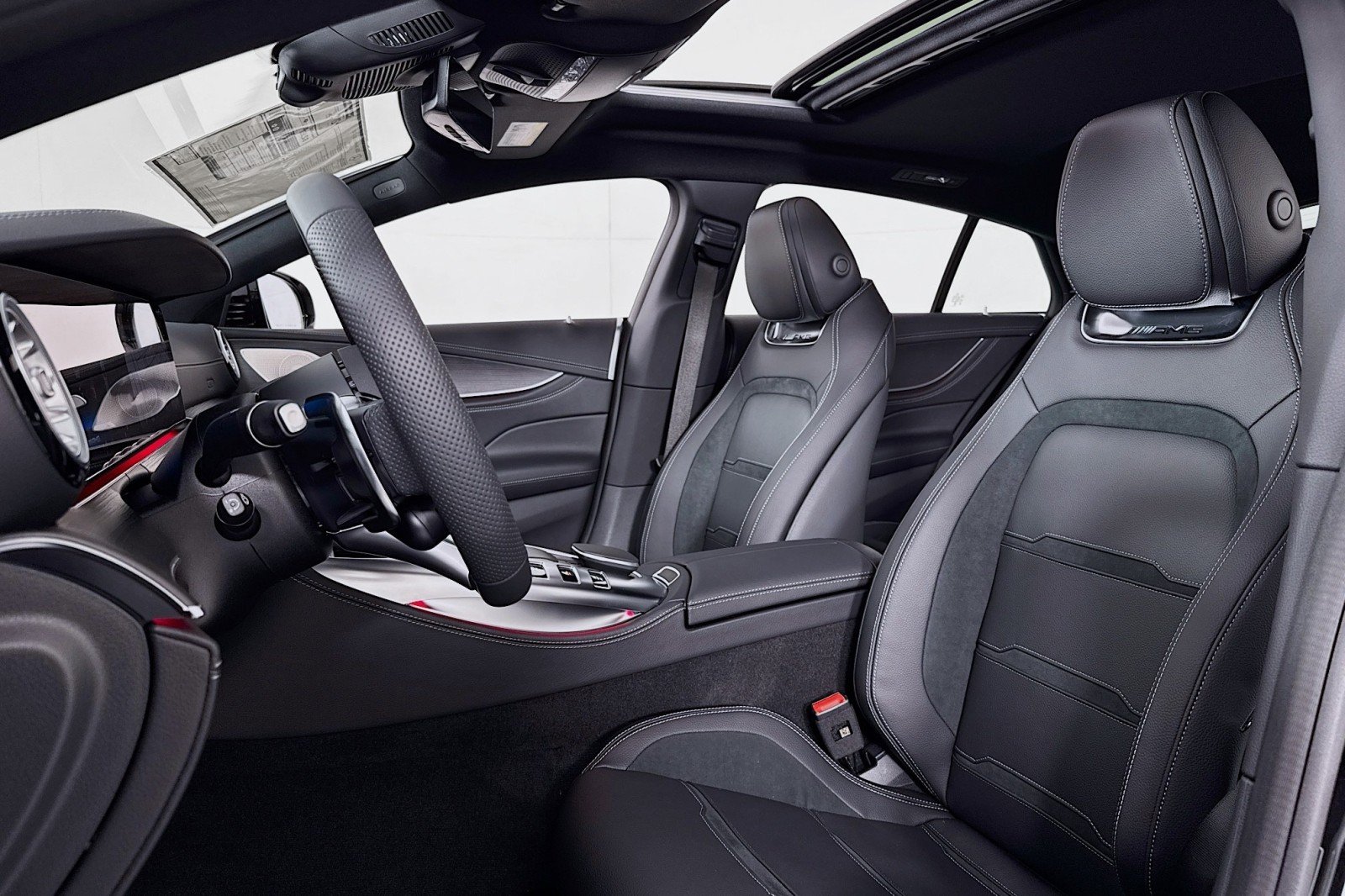 New 2026 Obsidian Black Metallic Mercedes-Benz AMG® GT 43 4-Door Coupe image 16