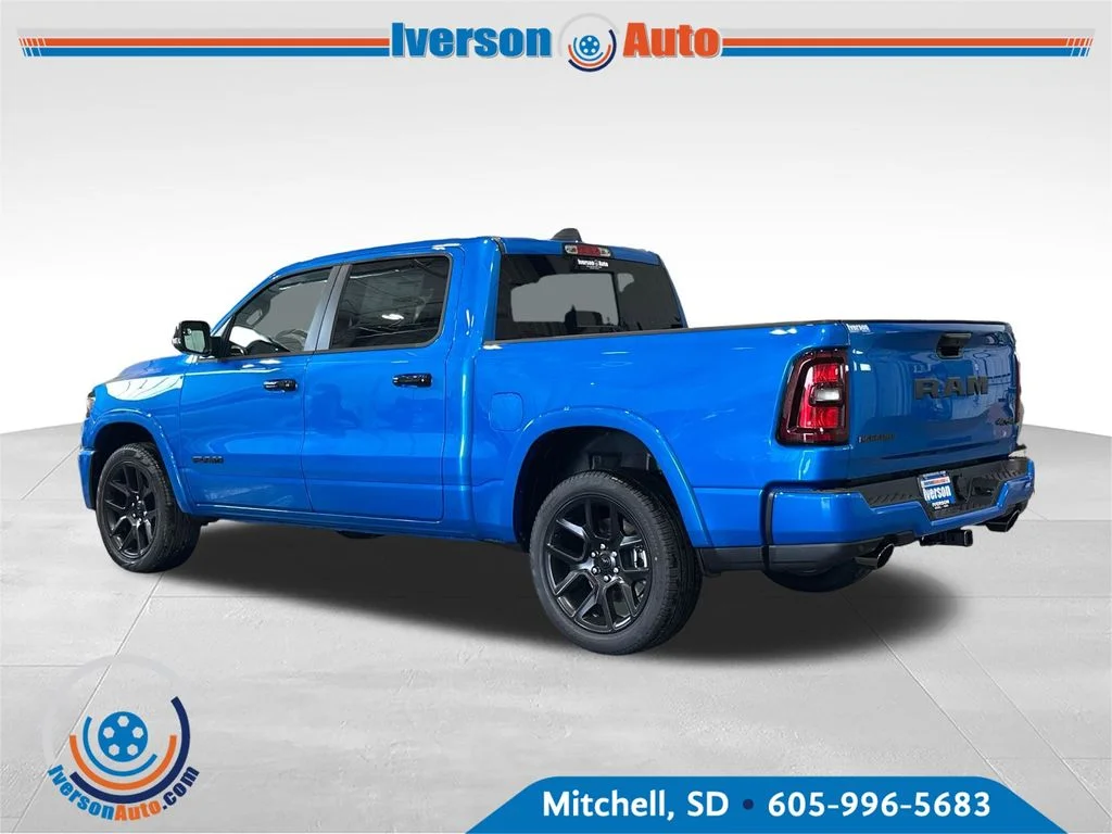 New 2026 Hydro Blue Pearl-Coat Exterior Paint RAM Laramie image 5