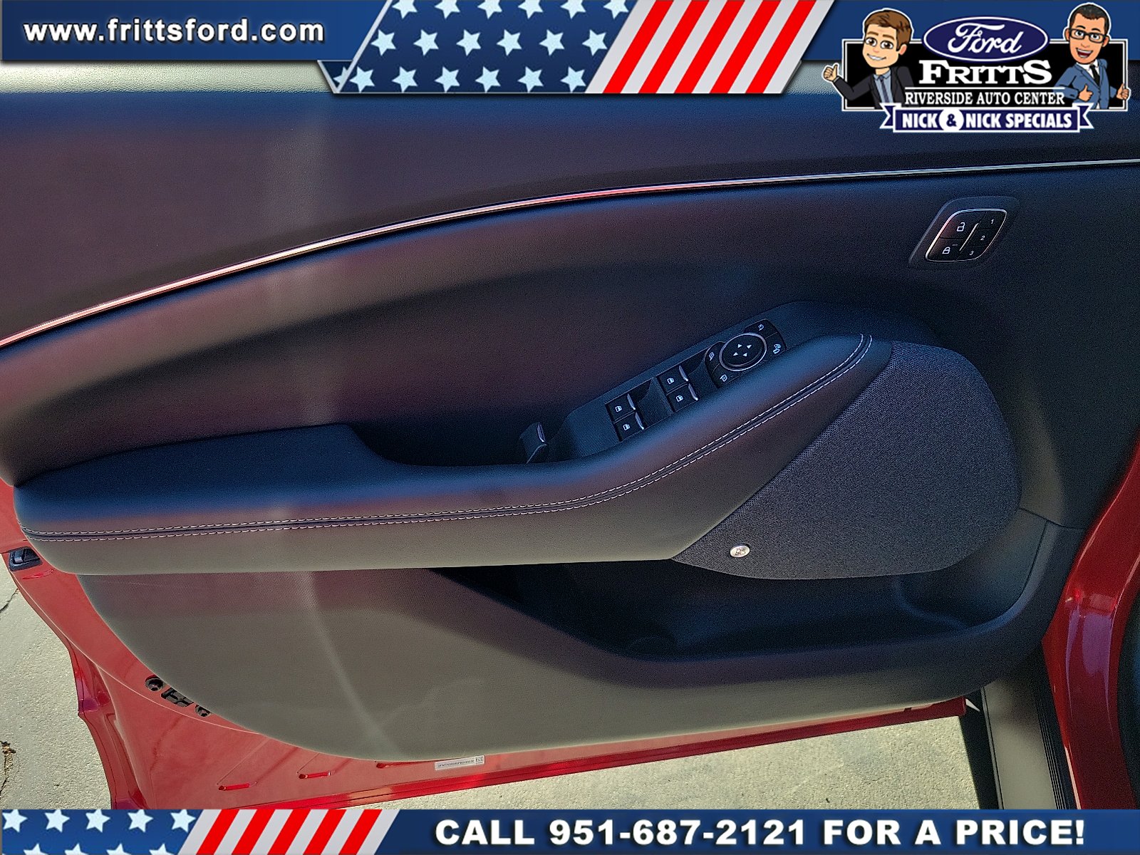 Certified Used 2023 Red Metallic Ford Premium image 13