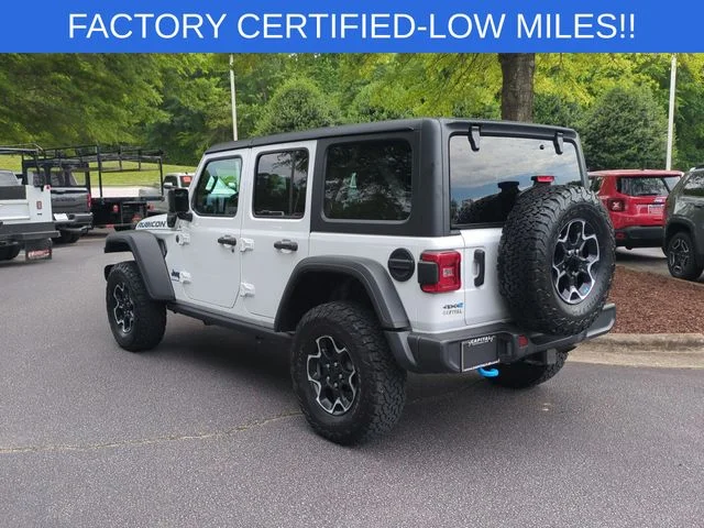 Used 2023 White Jeep Rubicon 4xe image 3