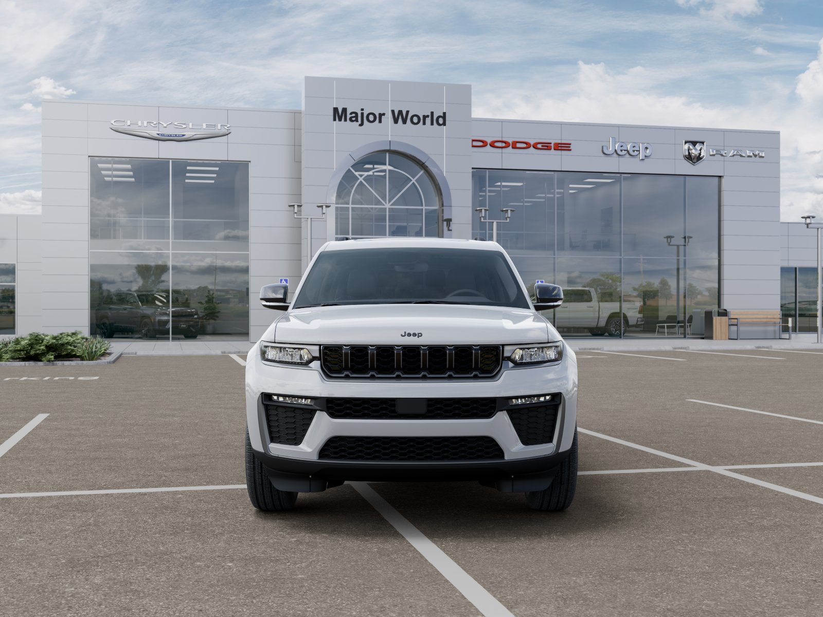 New 2026 Bright White Clear-Coat Exterior Paint Jeep Limited image 6