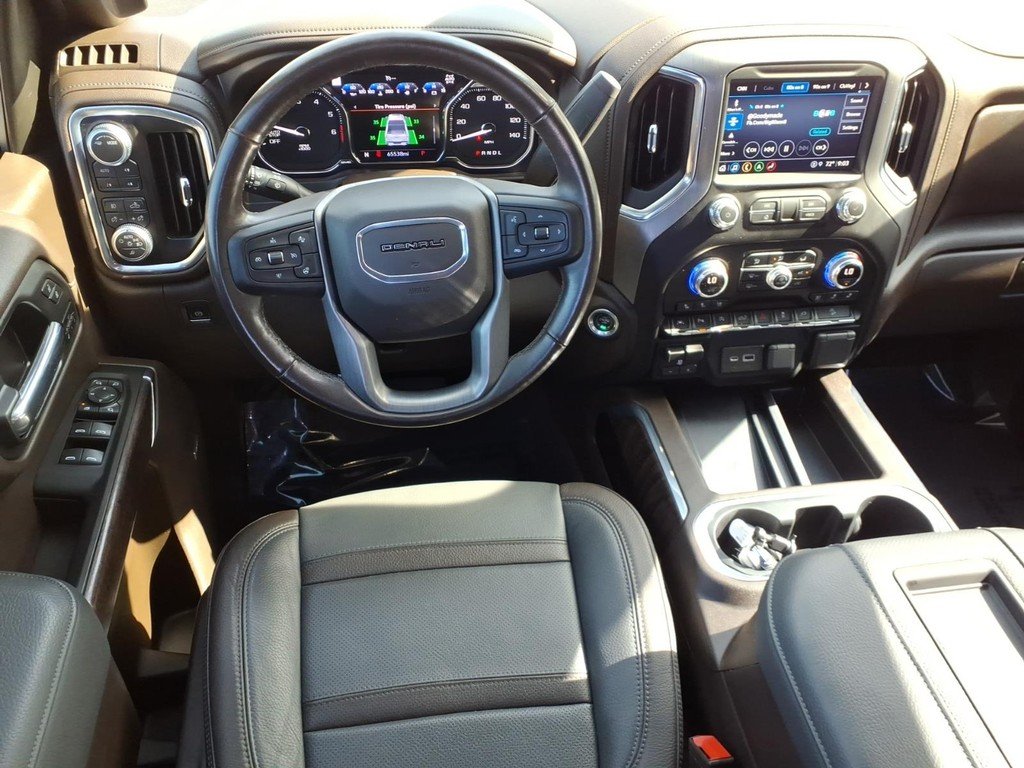Used 2021 Satin Steel Met GMC 4WD Denali Crew Cab image 7