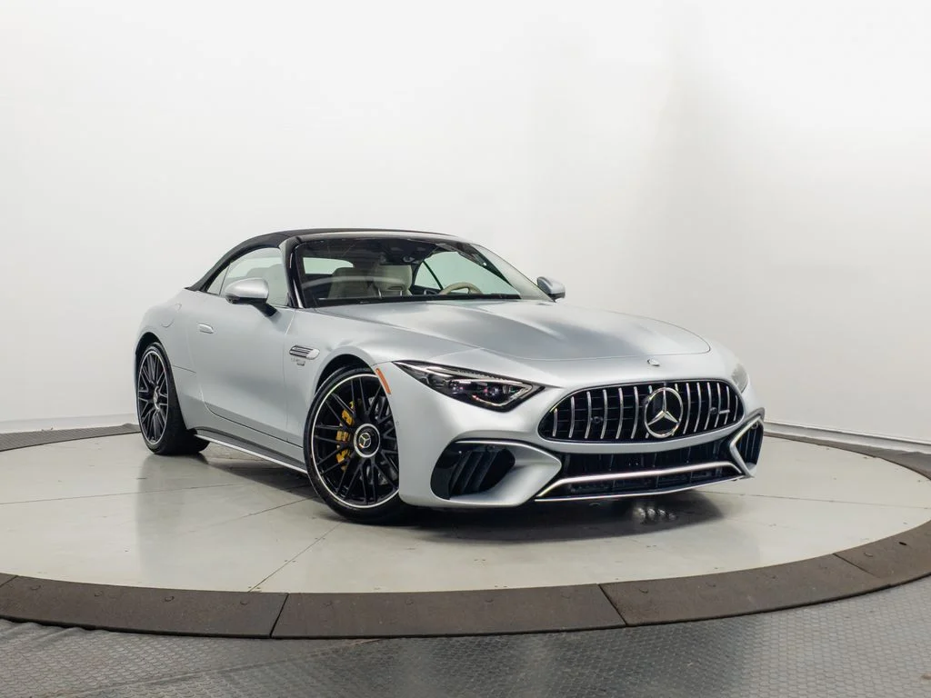 Certified Used 2025 MANUFAKTUR Cirrus Silver MAGNO Mercedes-Benz SL 63 AMG® image 1