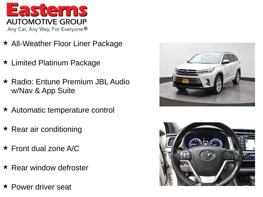 Used 2017 White Toyota Limited Platinum image 11
