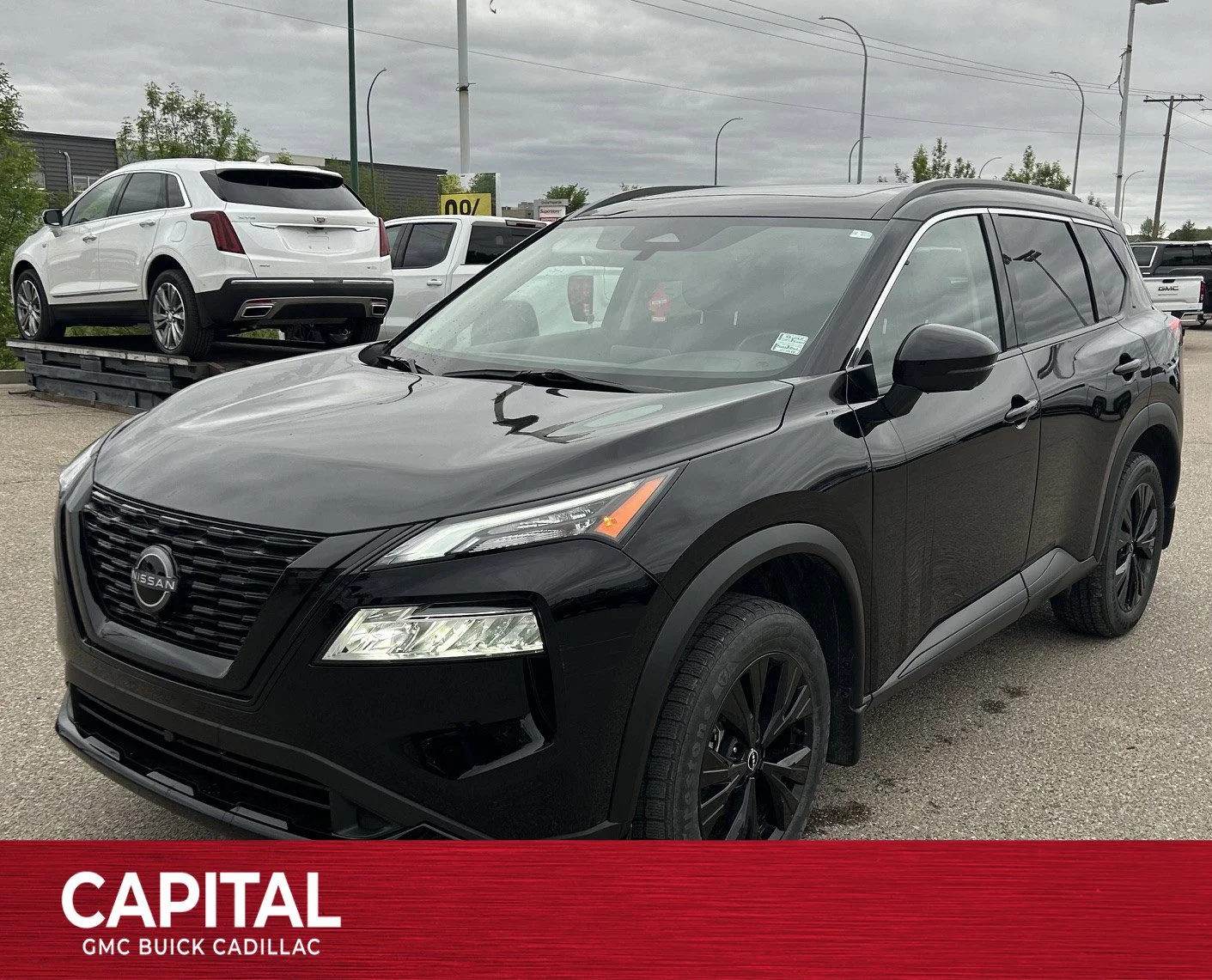 Used 2023 Black Nissan SV Moonroof image 1