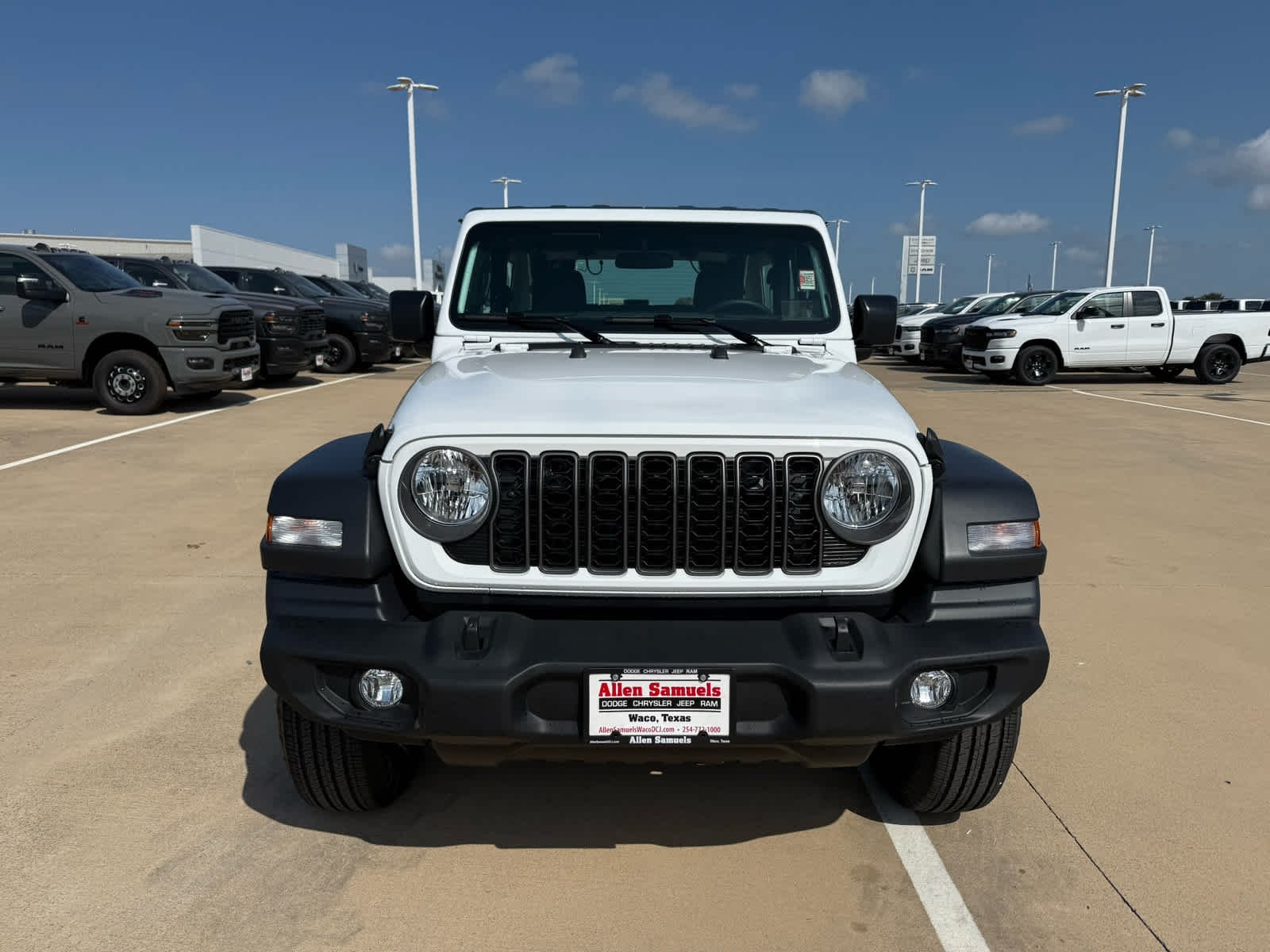 New 2026 Bright White Clearcoat Jeep Sport image 3