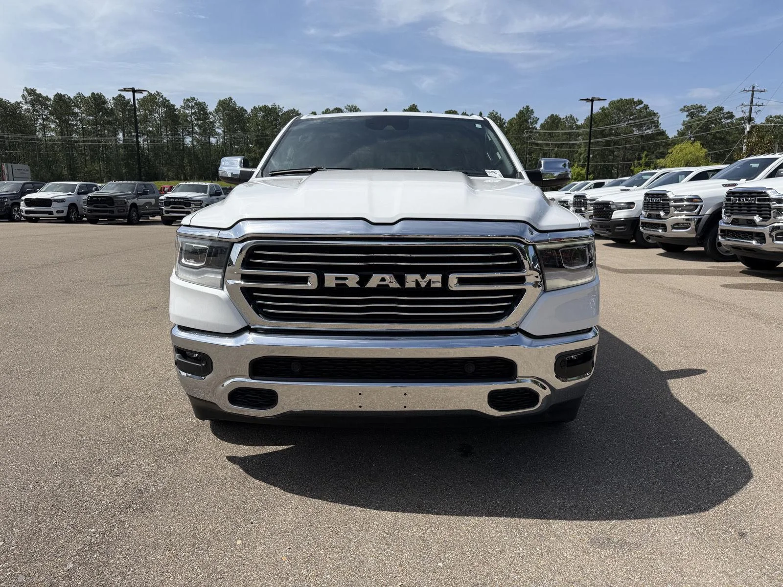 Used 2023 Bright White Clearcoat Ram Laramie image 2