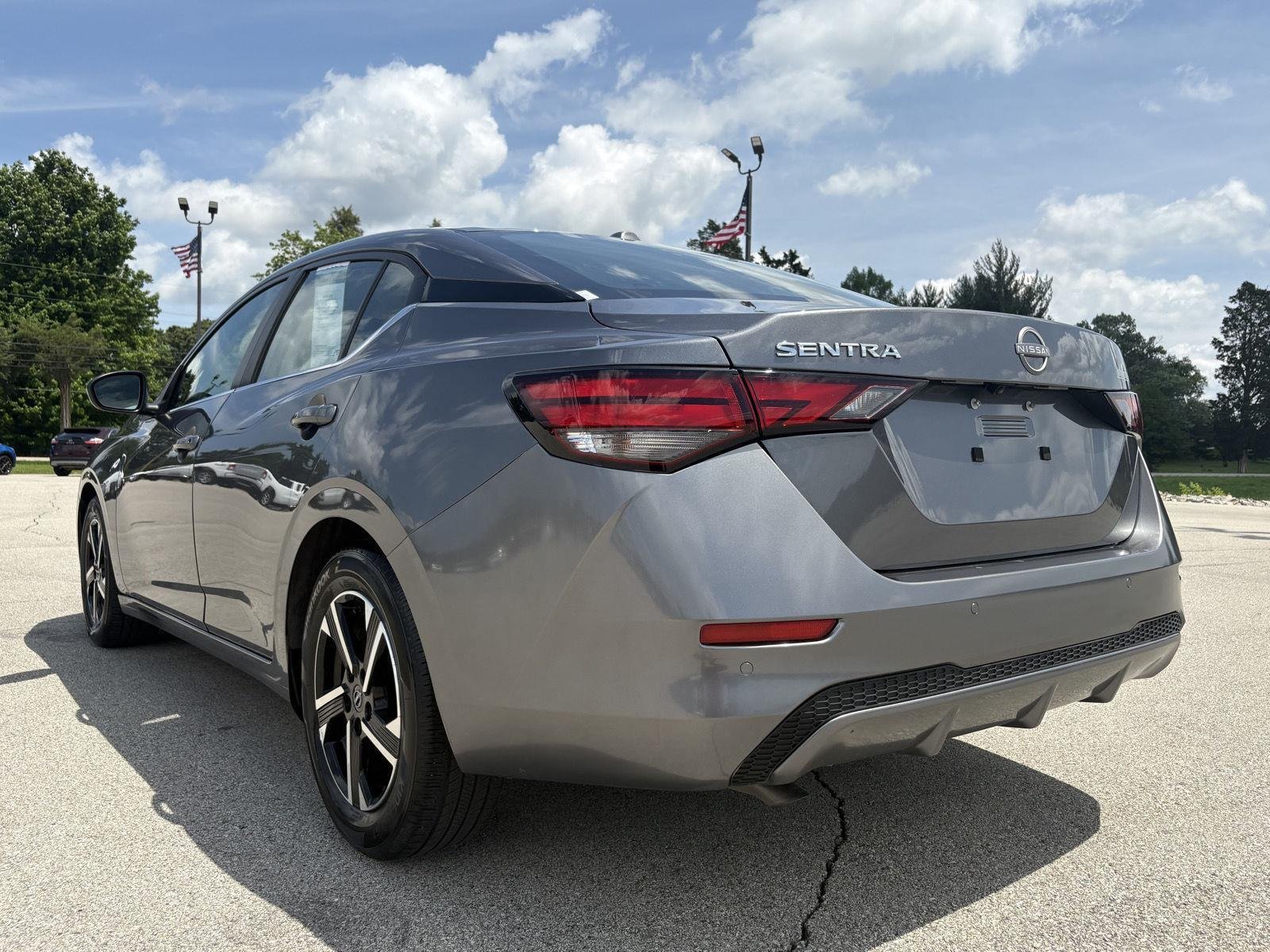 Used 2025 Atlantic Gray Metallic Nissan SV image 18