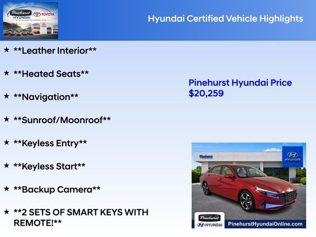 Certified Used 2023 Red Hyundai Limited image 36