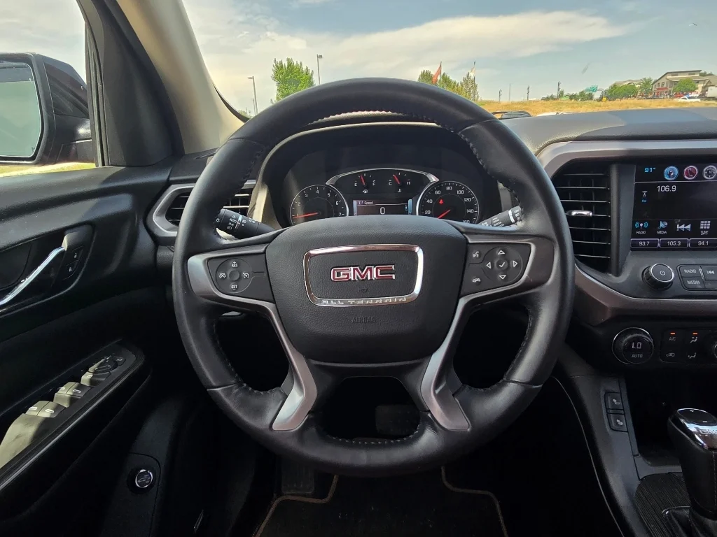 Used 2017 Crimson Red Tintcoat GMC SLT image 28