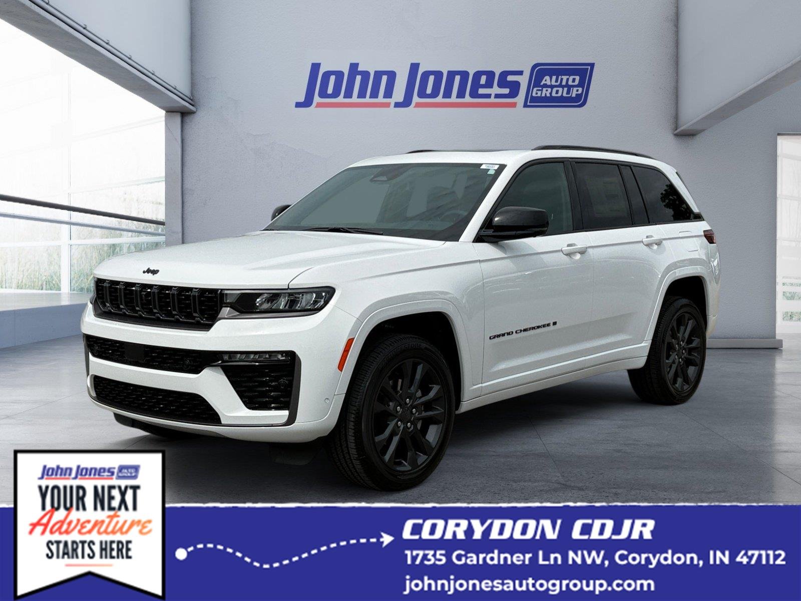 New 2026 Bright White Clear-Coat Exterior Paint Jeep Limited Reserve image 1