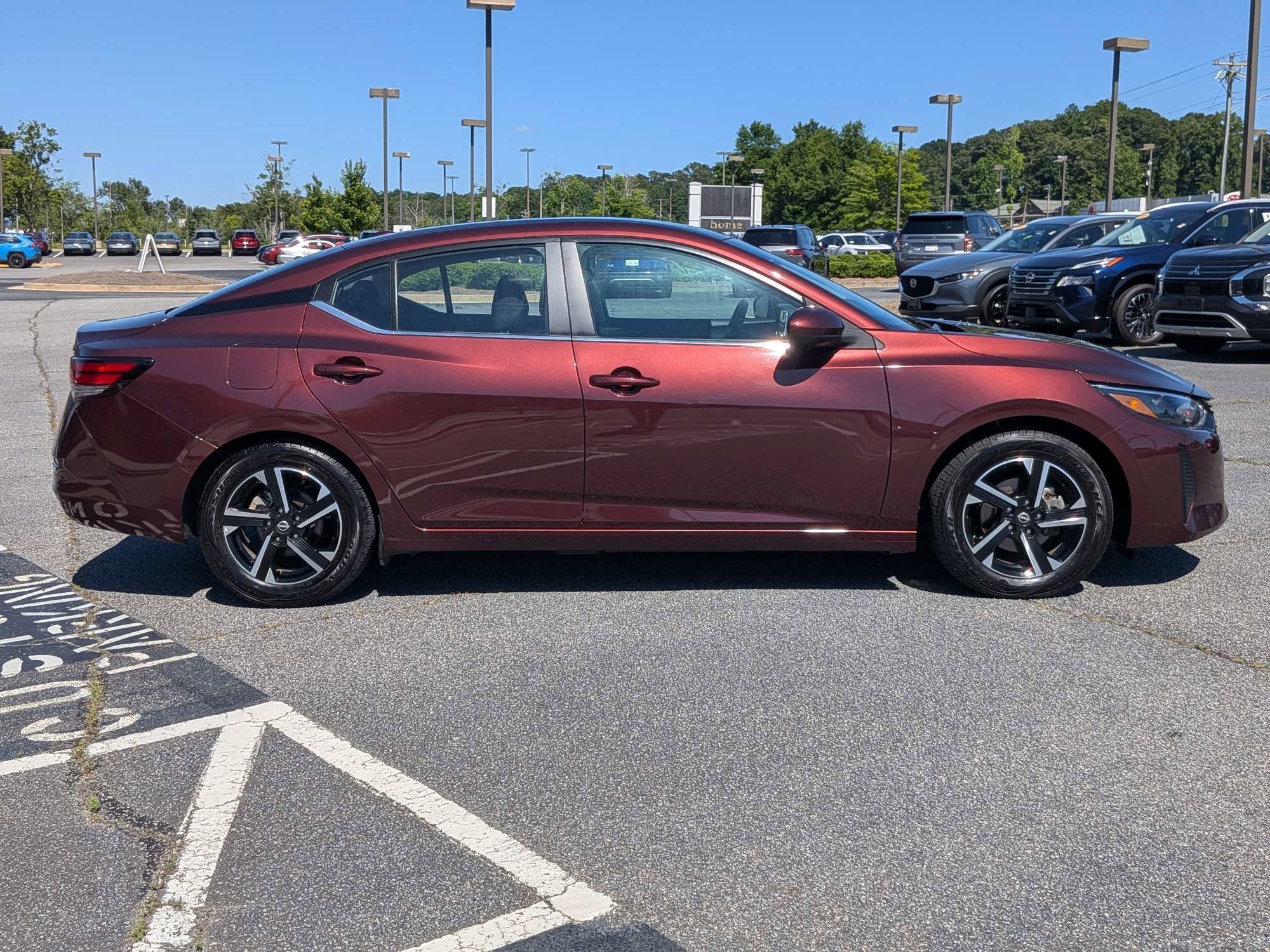 Used 2024 Red Nissan SV image 2