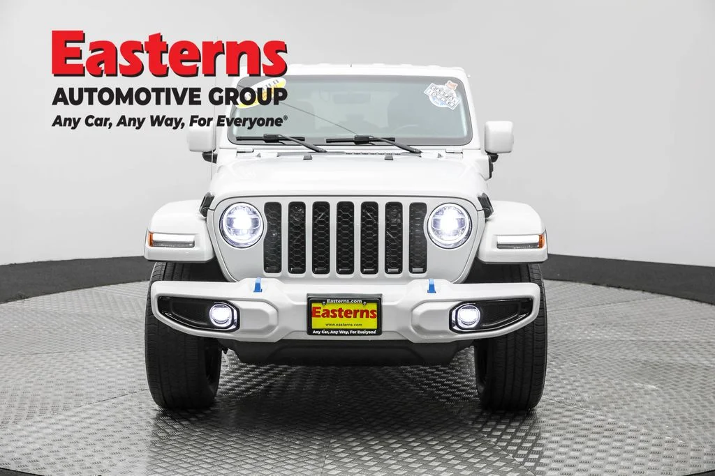 Used 2021 White Jeep Unlimited Sahara High Altitude 4xe image 2