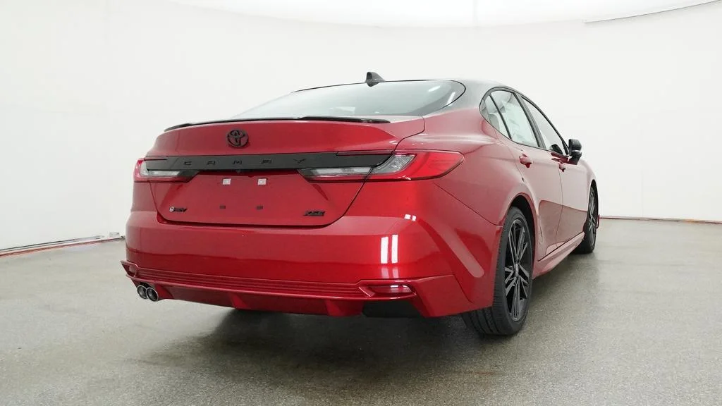 New 2026 Supersonic Red with Midnight Black Metallic roof Toyota XSE image 21