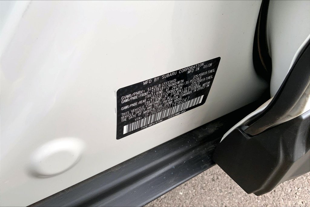 Used 2026 White Subaru Limited XT image 19
