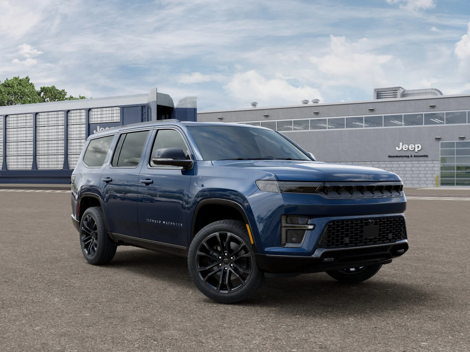 New 2026 Fathom Blue Pearl-Coat Exterior Paint (Late Availability) Jeep Grand Wagoneer image 5