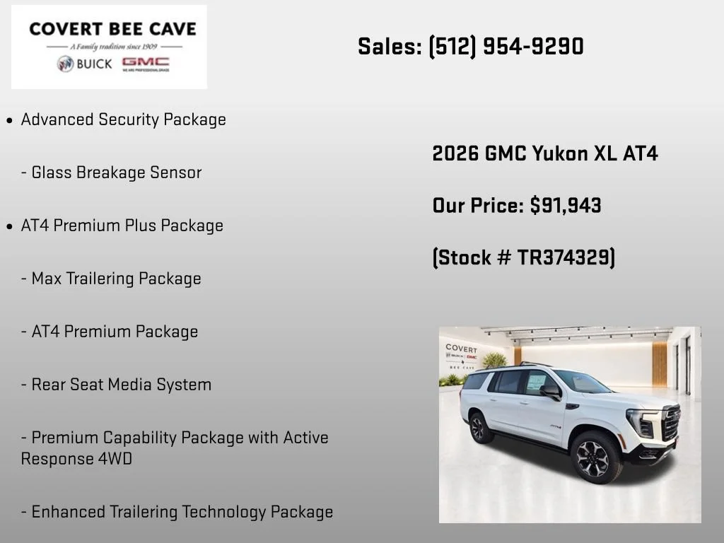 New 2026 Summit White GMC AT4 image 31