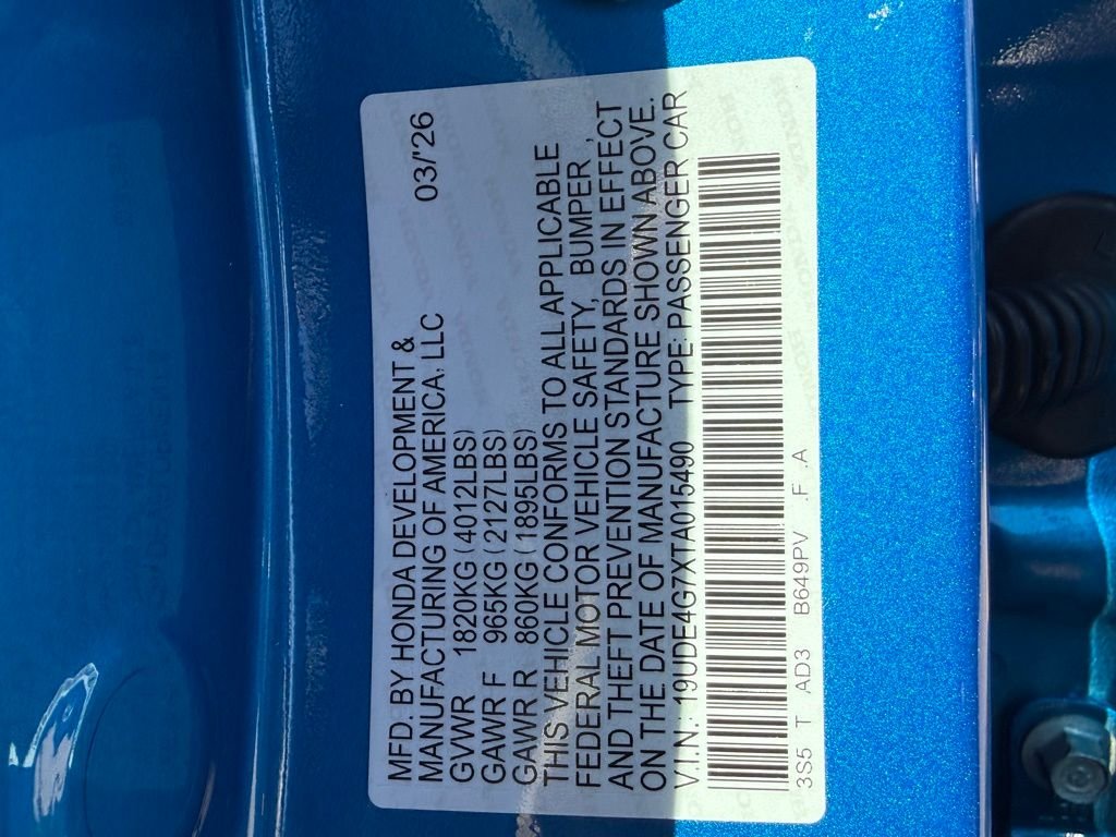 New 2026 Double Apex Blue Pearl Acura A-Spec Tech Package image 28