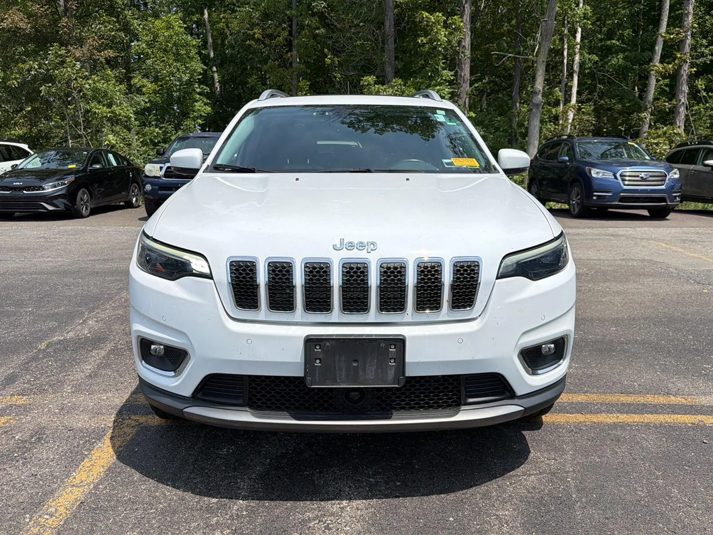 Used 2021 Bright White Clearcoat Jeep Limited image 13