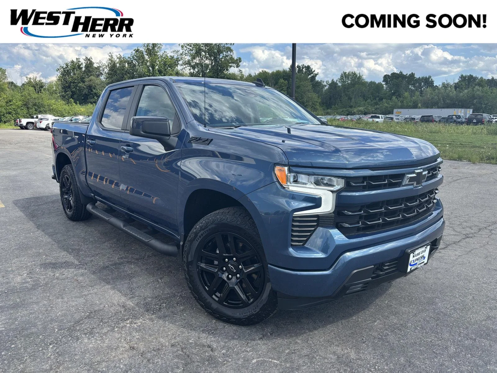 Used 2024 Lakeshore Blue Metallic Chevrolet RST image 1
