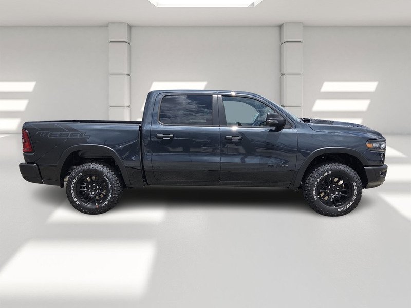 New 2026 Forged Blue Metallic Exterior Paint RAM REBEL 4X4 CREW CAB 5