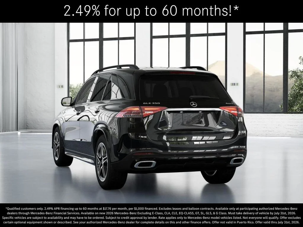 New 2026 Obsidian Black Metallic Mercedes-Benz GLE 350 image 27
