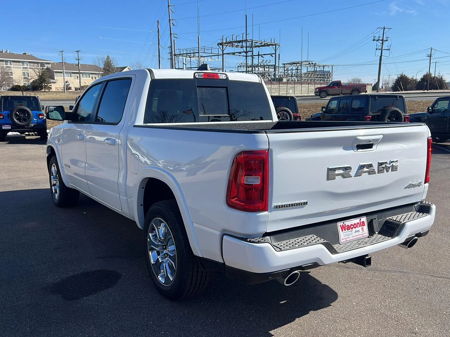 New 2026 Bright White Clearcoat RAM Big Horn image 5