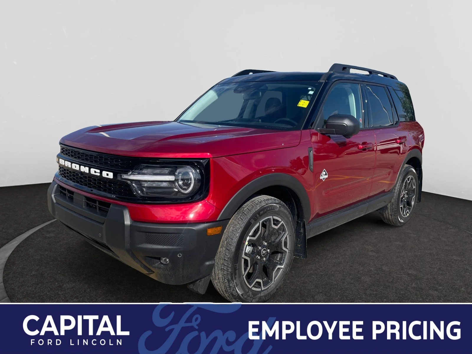 New 2026 Ruby Red Metallic Tinted Clearcoat Ford Outer Banks image 1