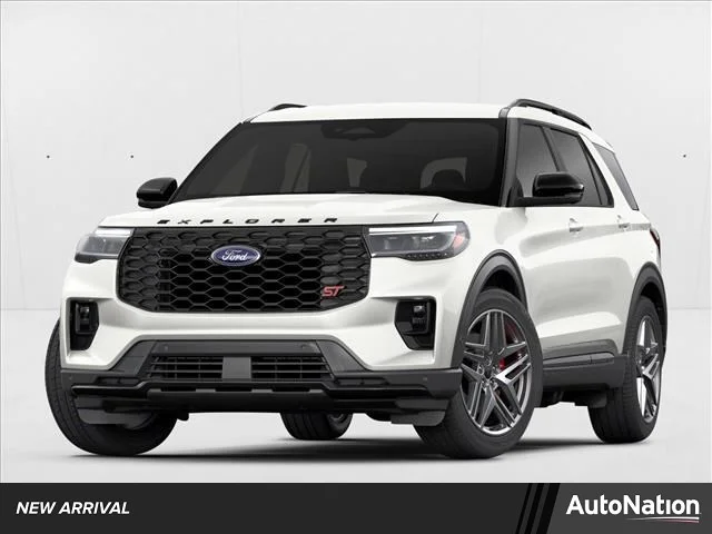 Used 2025 Star White Metallic Tri-Coat Ford ST image 1
