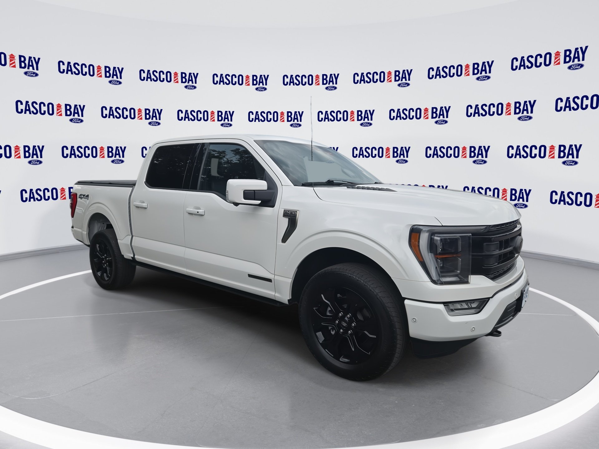 White 2023 Ford F-150 Pickup Truck Four-Wheel Drive Automatic