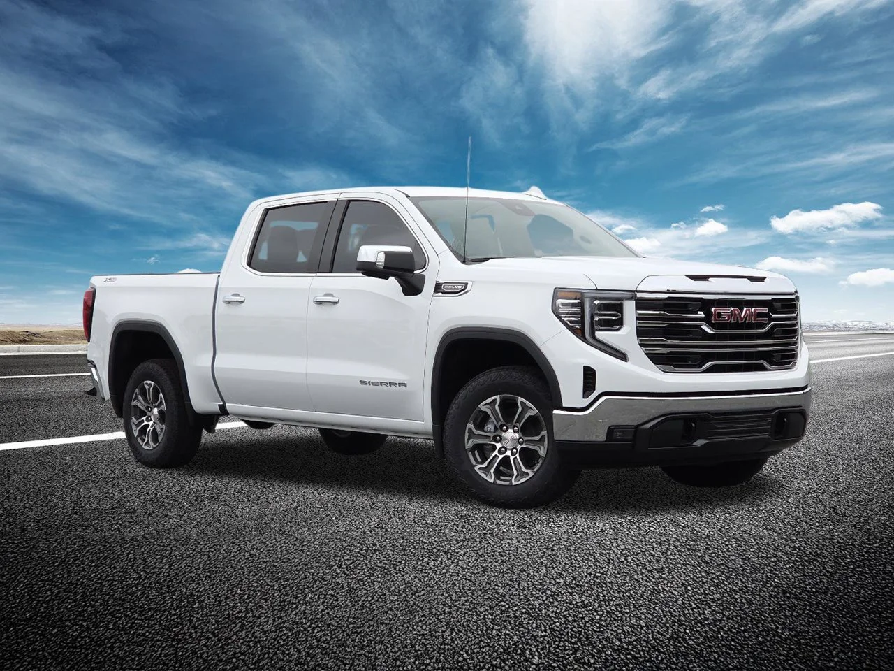New 2026 Summit White GMC SLT image 2