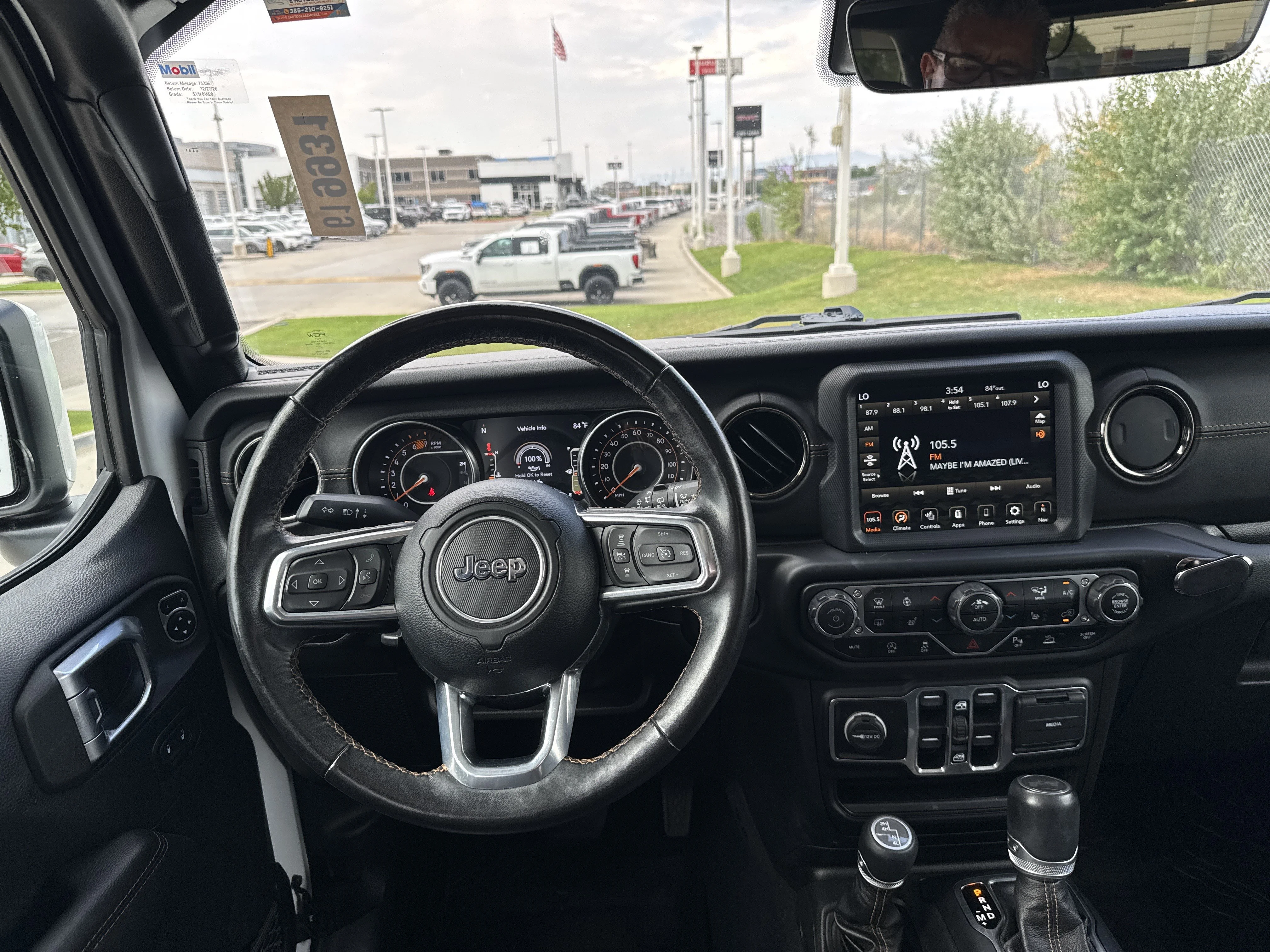 Used 2023 Bright White Clearcoat Jeep High Altitude image 17