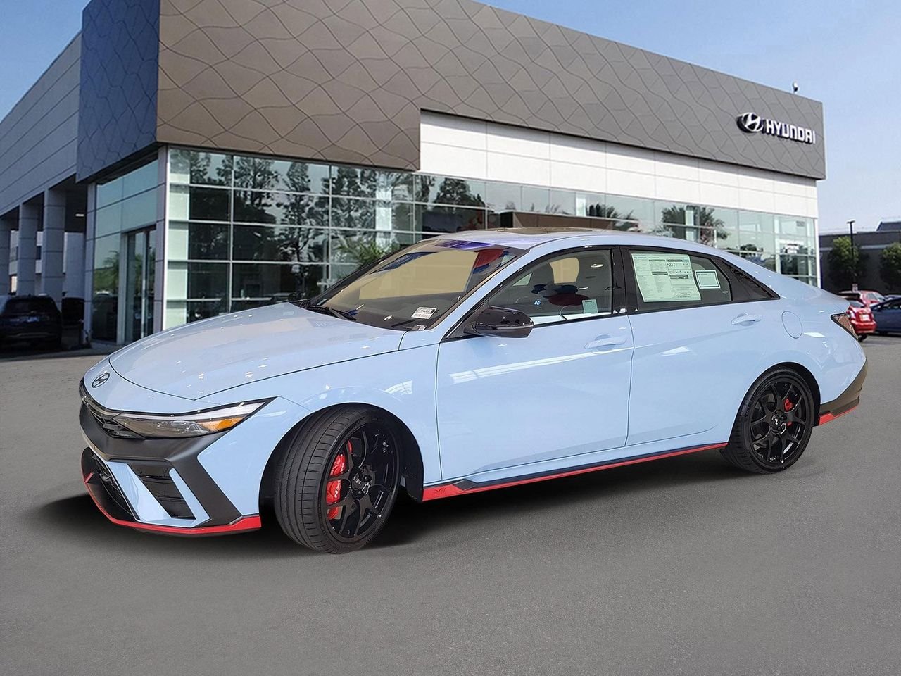 New 2026 Performance Blue Hyundai Sedan image 1