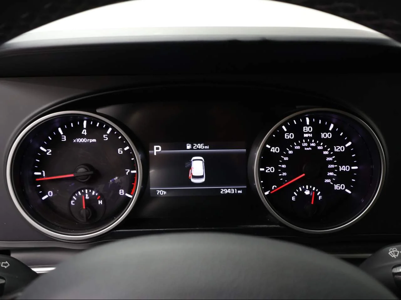 Used 2024 Deep Chroma Blue Kia LX image 13