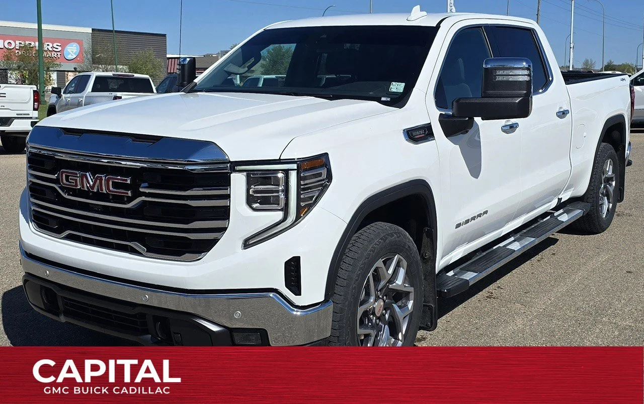 Used 2025 White GMC SLT Crew Cab image 1