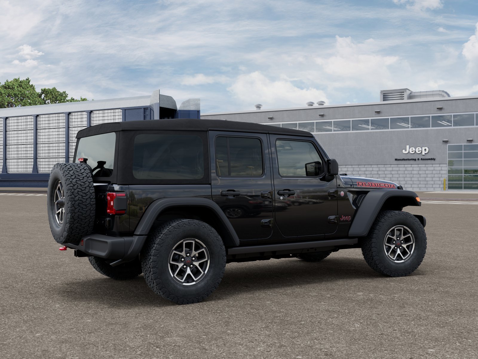 New 2027 Black Clearcoat Jeep Rubicon image 2