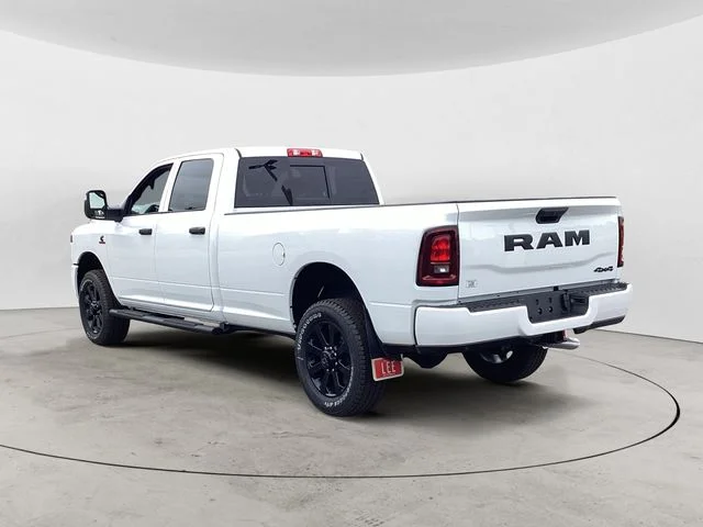 New 2026 Bright White Clearcoat Ram BLACK EXPRESS CREW CAB 4X4 8