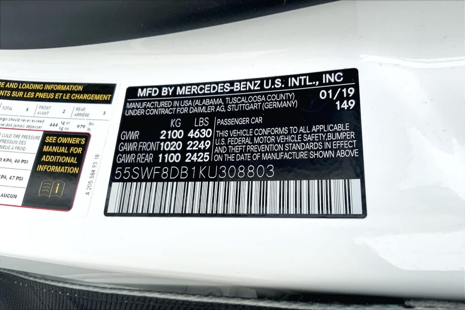 Used 2019 Polar White Mercedes-Benz C 300 image 26