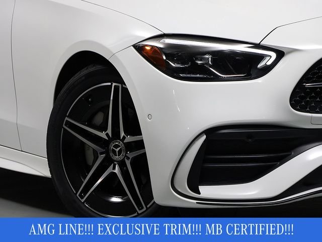 Certified Used 2023 Polar White Mercedes-Benz C 300 image 3