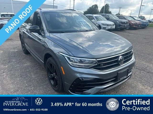 Certified Used 2023 Gray Volkswagen 2.0T SE R-Line Black image 1