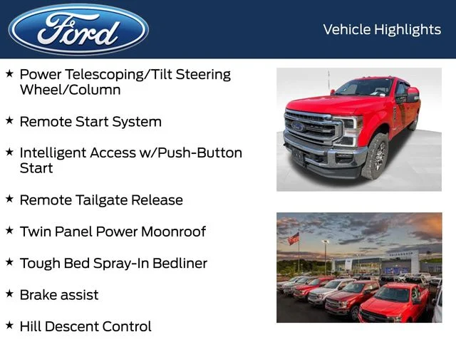 Used 2021 Red Ford Lariat image 12